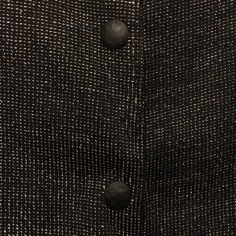 💚 SALE 💚 Rare Shimmering Black Bomber - NWOT - Picture 3 of 9